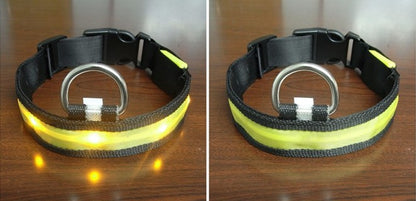 LED Light Flashing Dog Collar