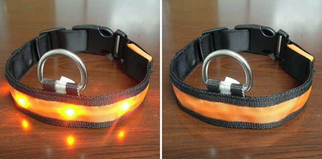 LED Light Flashing Dog Collar