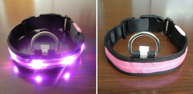 LED Light Flashing Dog Collar