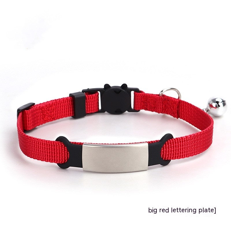 Custom - 8-color Cat Collar With Detachable Tag