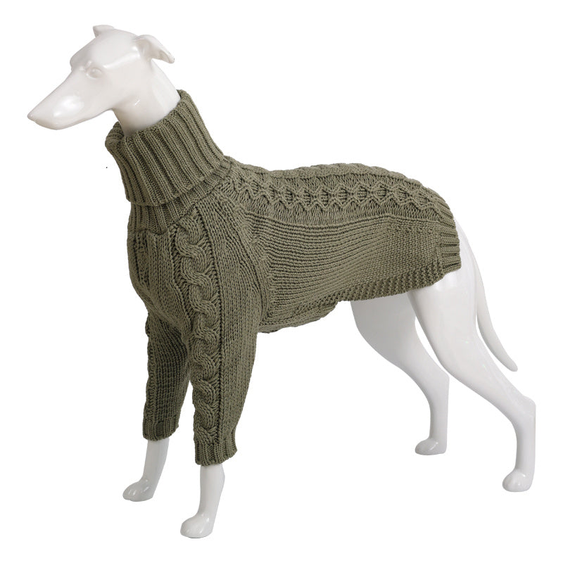 High Collar Dog Knitwear