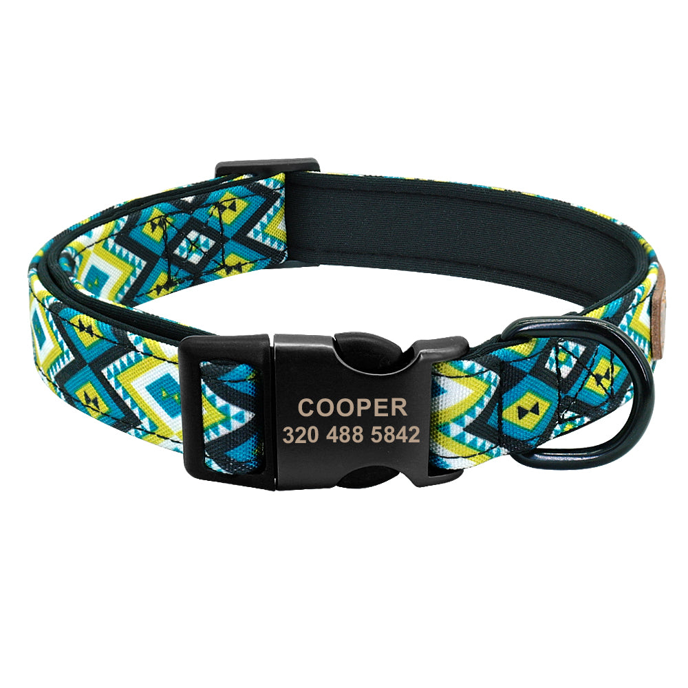 Custom - Colourful Dog Collar