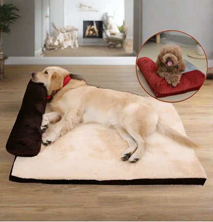 Dog Bed with Head Rest