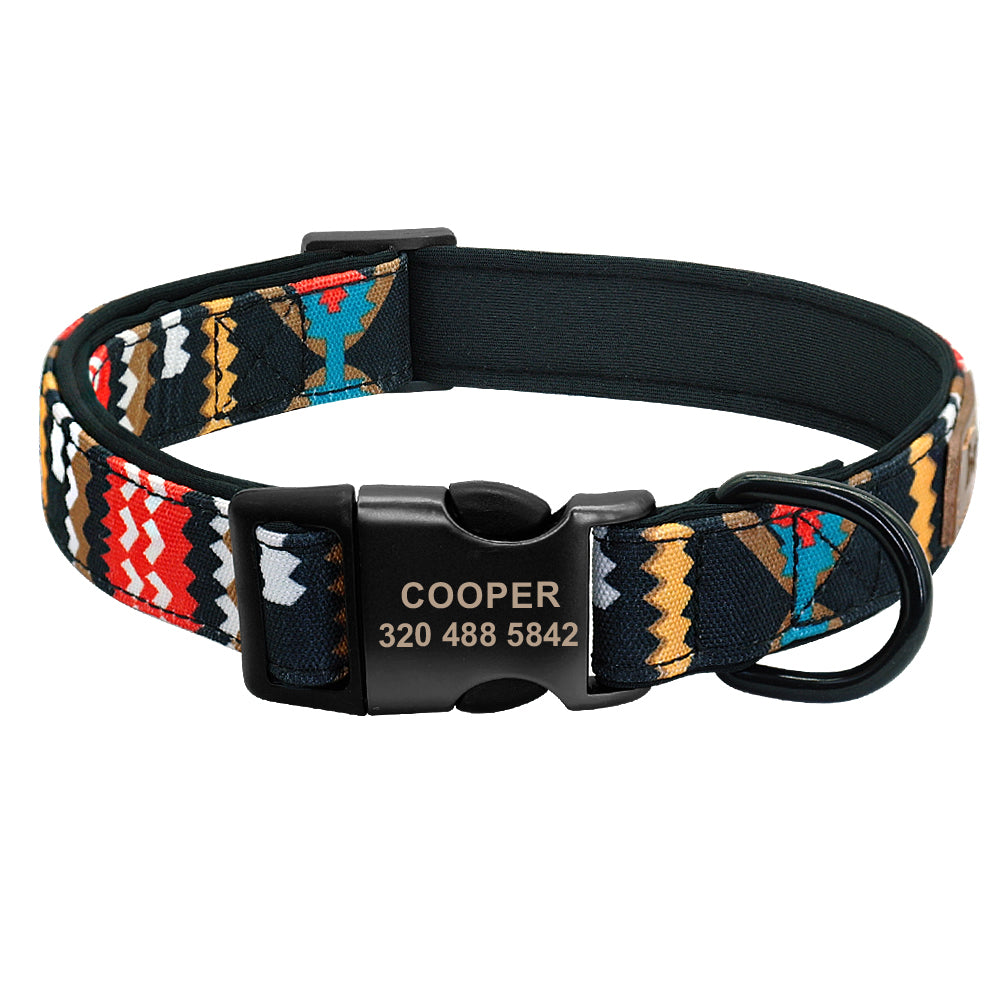 Custom - Colourful Dog Collar