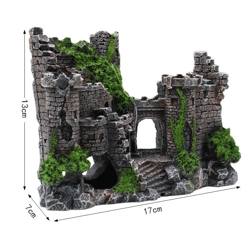 Aquarium Resin Castle Explorer