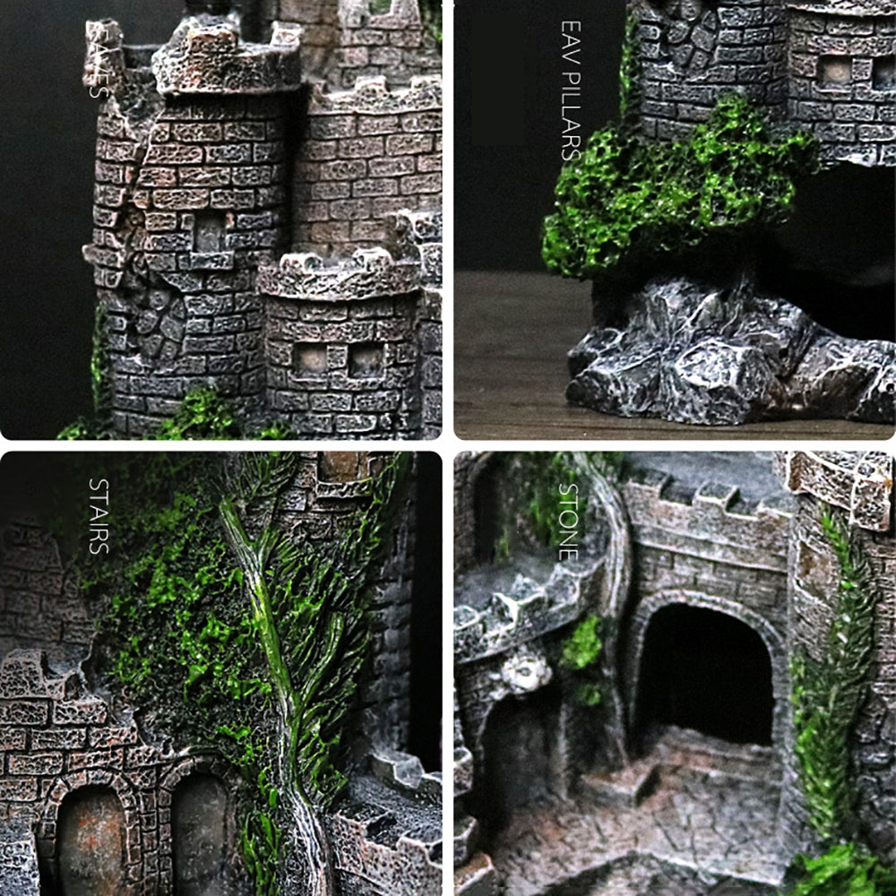 Aquarium Resin Castle Explorer