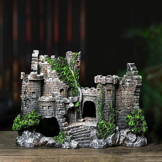 Aquarium Resin Castle Explorer