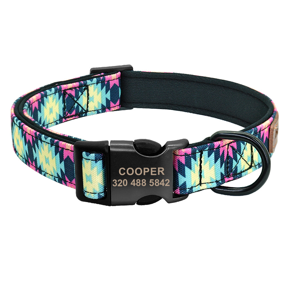 Custom - Colourful Dog Collar