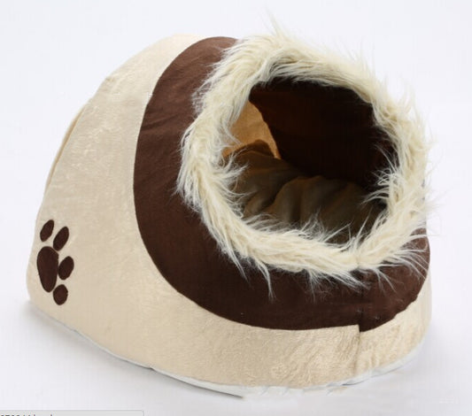 Cat Bed Hideaway Fur